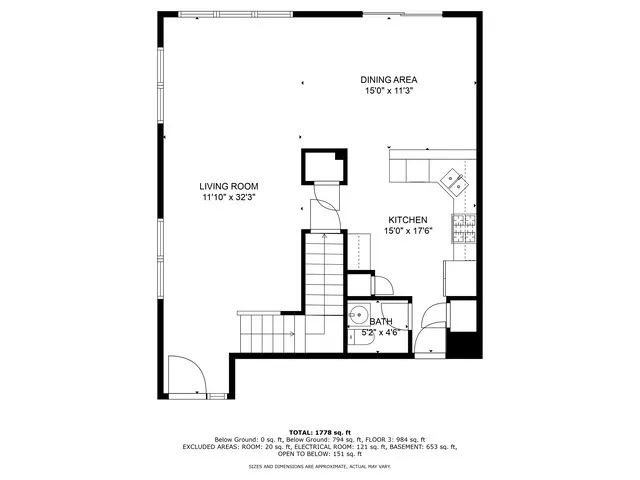 a picture of a floor plan