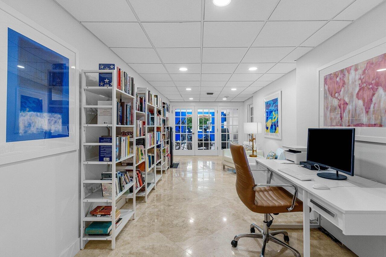 2774 South Ocean Boulevard, Unit 409 Palm Beach, FL 33480 - Photo 30 of 32 a view of a workspace with furniture