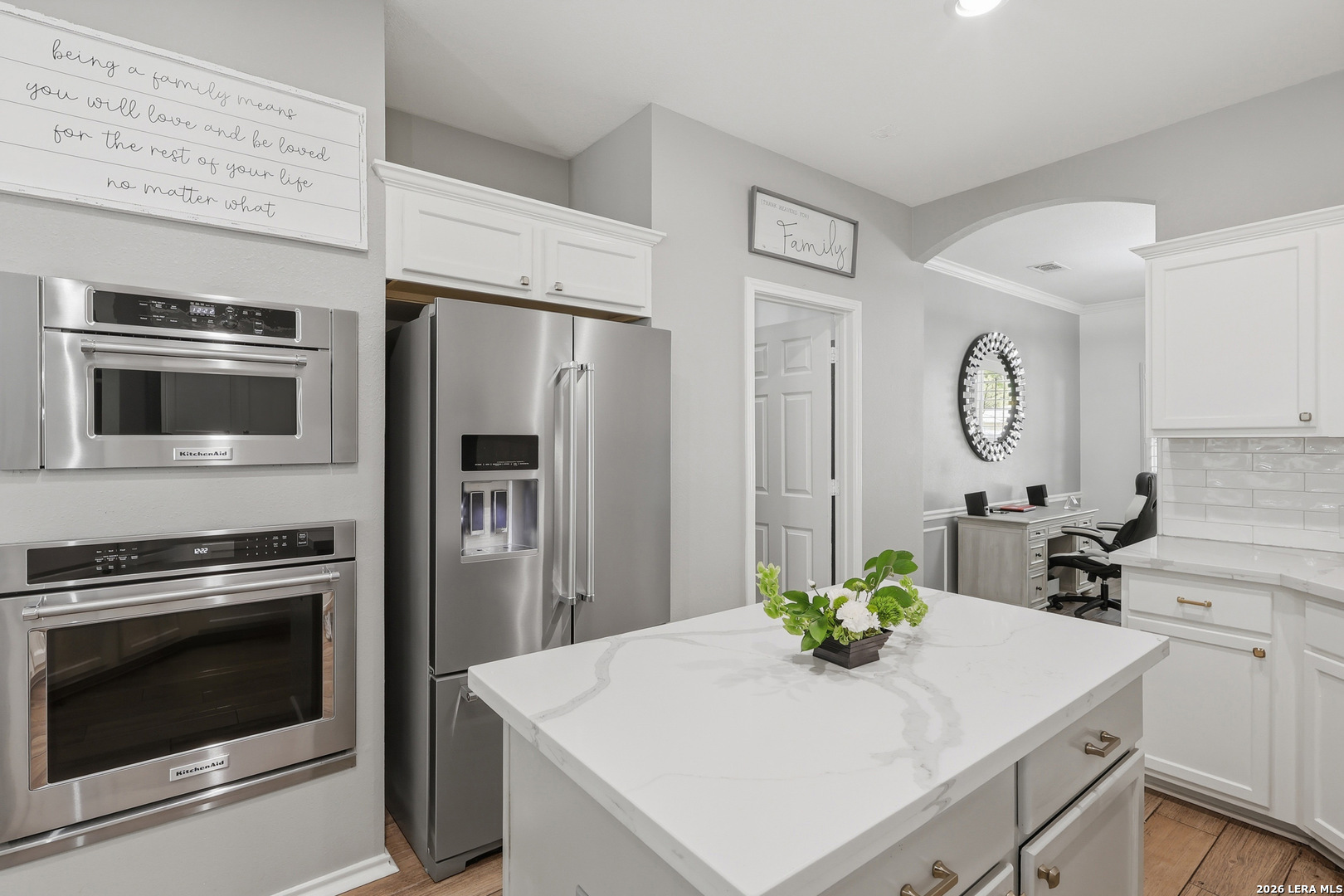 12703 Holly Cedar Helotes, TX 78023 - Photo 5 of 23 a kitchen with a white stove and refrigerator