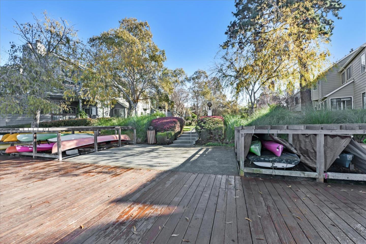 834 Wharfside Road San Mateo, CA 94404 - Photo 31 of 36 a view of outdoor space with wooden floor and barbeque oven