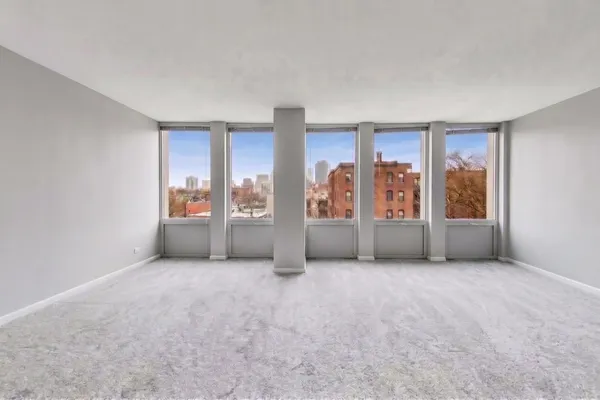 a view of an empty room