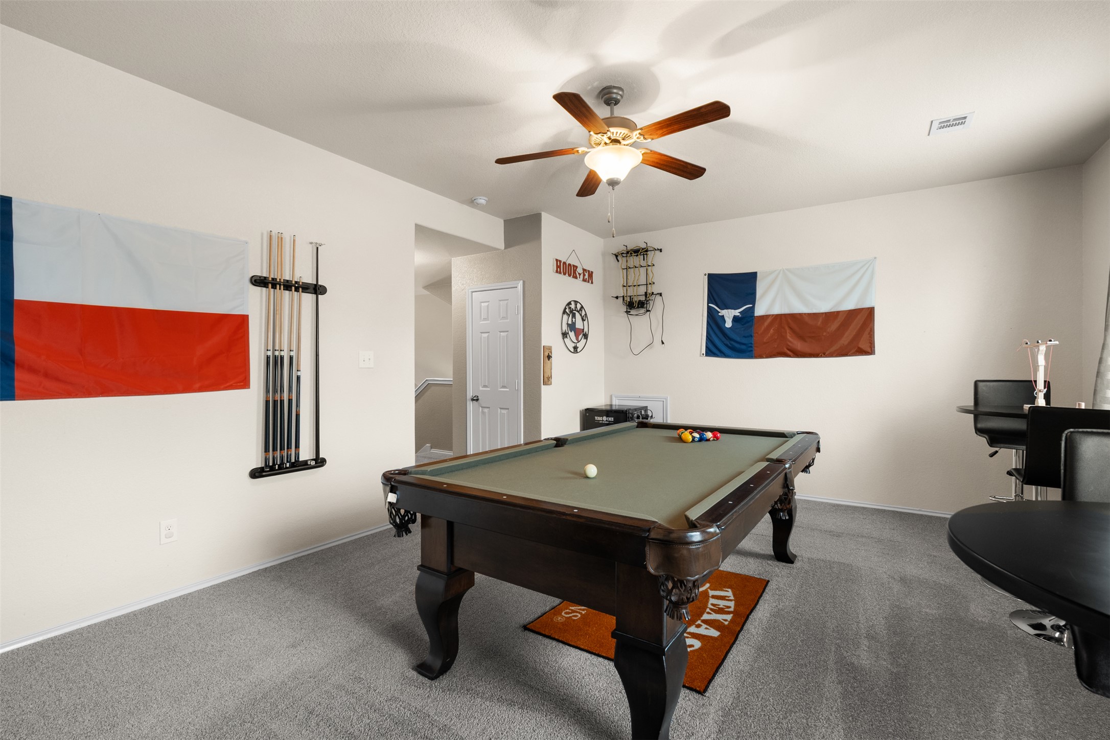 137 Barn Owl Loop Leander, TX 78641 - Photo 27 of 36 a room with pool table and window