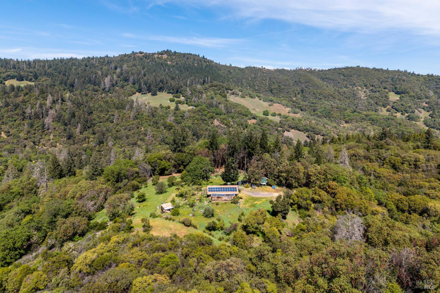 3751 Low Gap Road Ukiah, CA 95482 - Photo 22 of 22 a view of a city with lush green forest