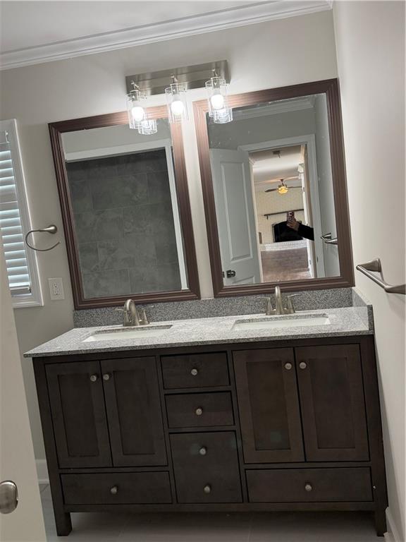 103 Barbara Ruth Drive Northwest Dalton, GA 30721 - Photo 7 of 8 a bathroom with a sink and a mirror