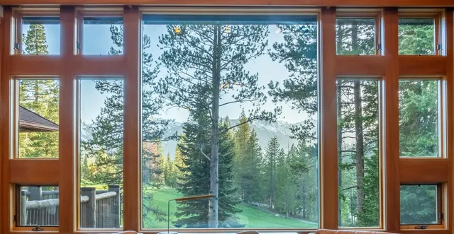 a view of lake and mountain