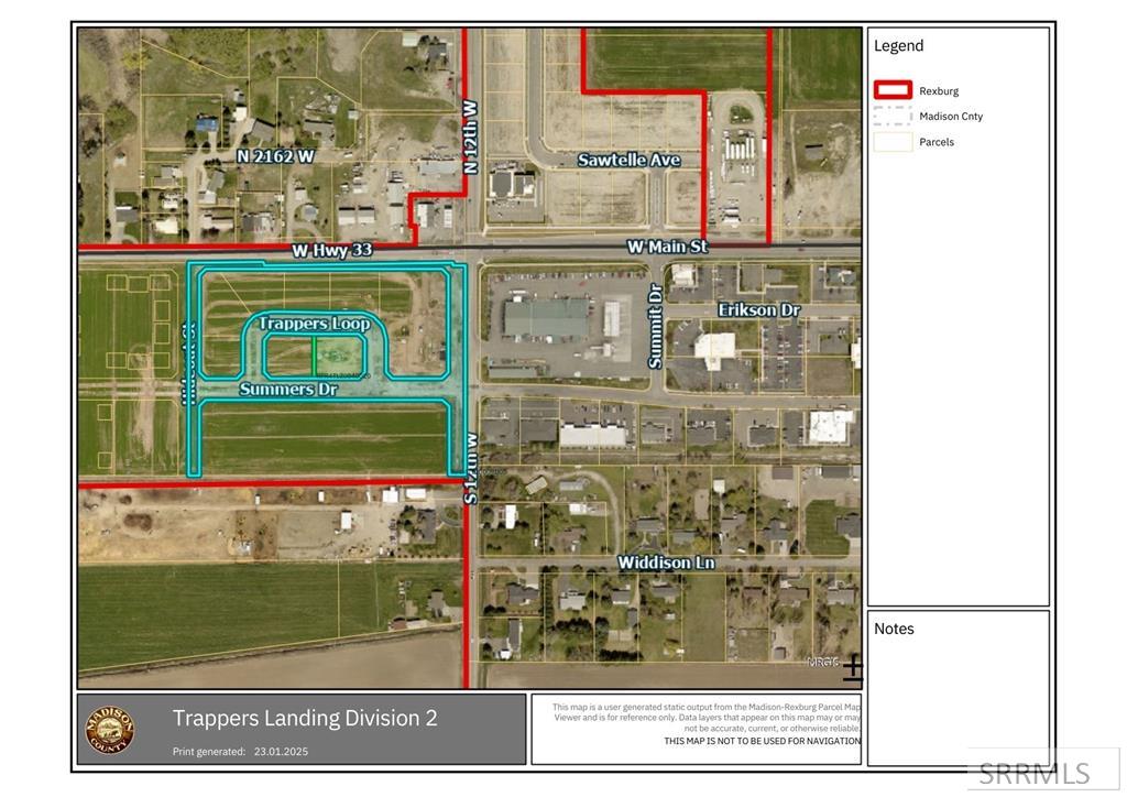 398 Pioneer Road Rexburg, ID 83440 - Photo 18 of 19 From City of Rexburg GIS