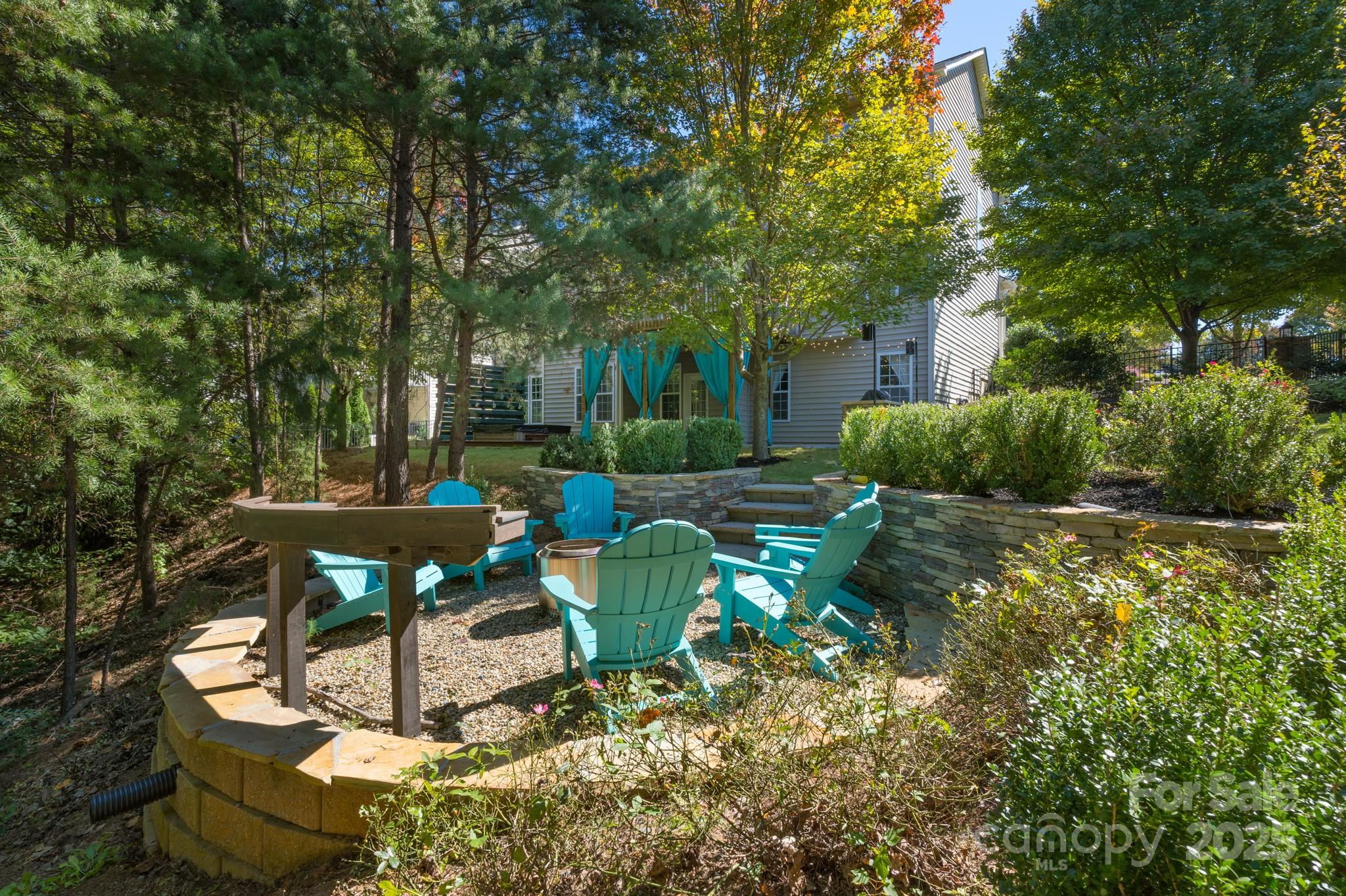 507 Quicksilver Trail Fort Mill, SC 29708 - Photo 41 of 48 a view of backyard with seating and green space