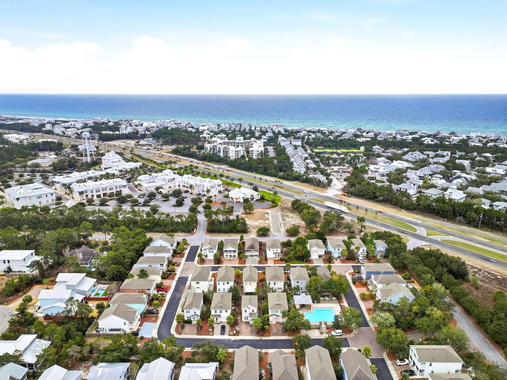 54 West Shore Place Inlet Beach, FL 32461 - Photo 38 of 38 an aerial view of city and lake