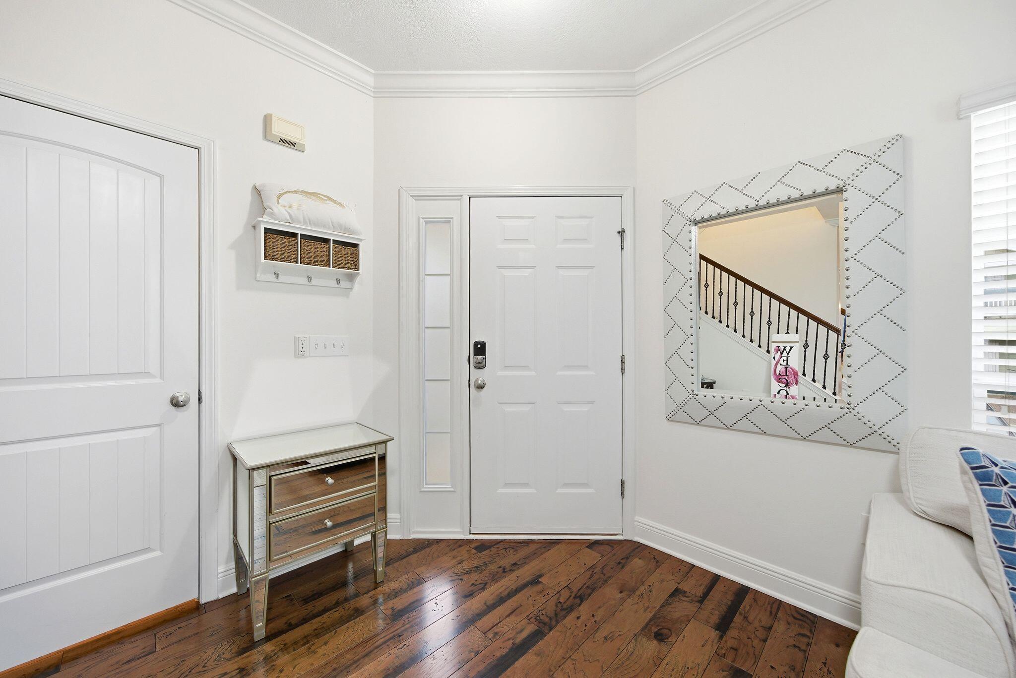 54 West Shore Place Inlet Beach, FL 32461 - Photo 5 of 38 a view of a hallway with wooden floor