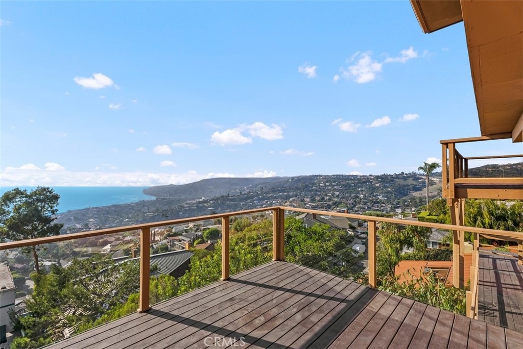 1339 La Mirada Street Laguna Beach, CA 92651 - Photo 19 of 28 a view of a balcony with wooden floor space