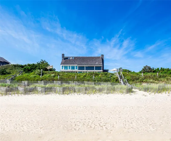 a view of a lake with a big yard