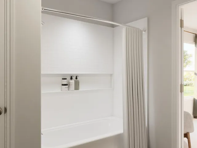 a bedroom with a bed and a closet