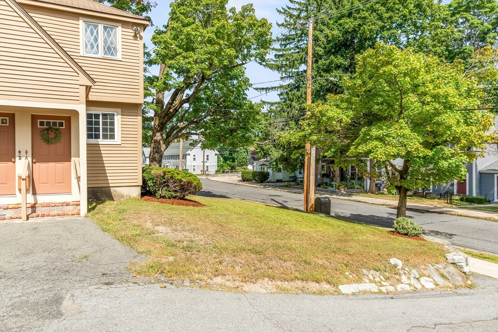 a house with trees in front of it