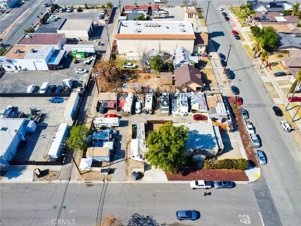 584 East H Street Colton, CA 92324 - Photo 5 of 18 an aerial view of residential houses and outdoor space