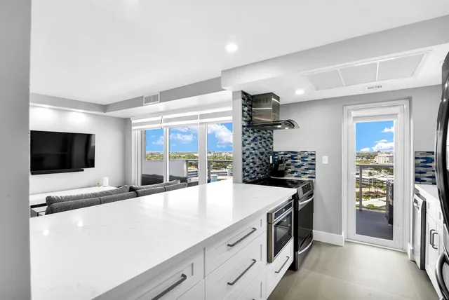 a bedroom with a bed and a walk in closet