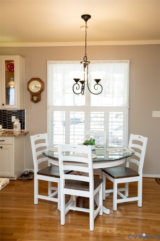 110 Jesse's Way Farmville, VA 23901 - Photo 13 of 56 a view of a dining room with furniture window and wooden floor