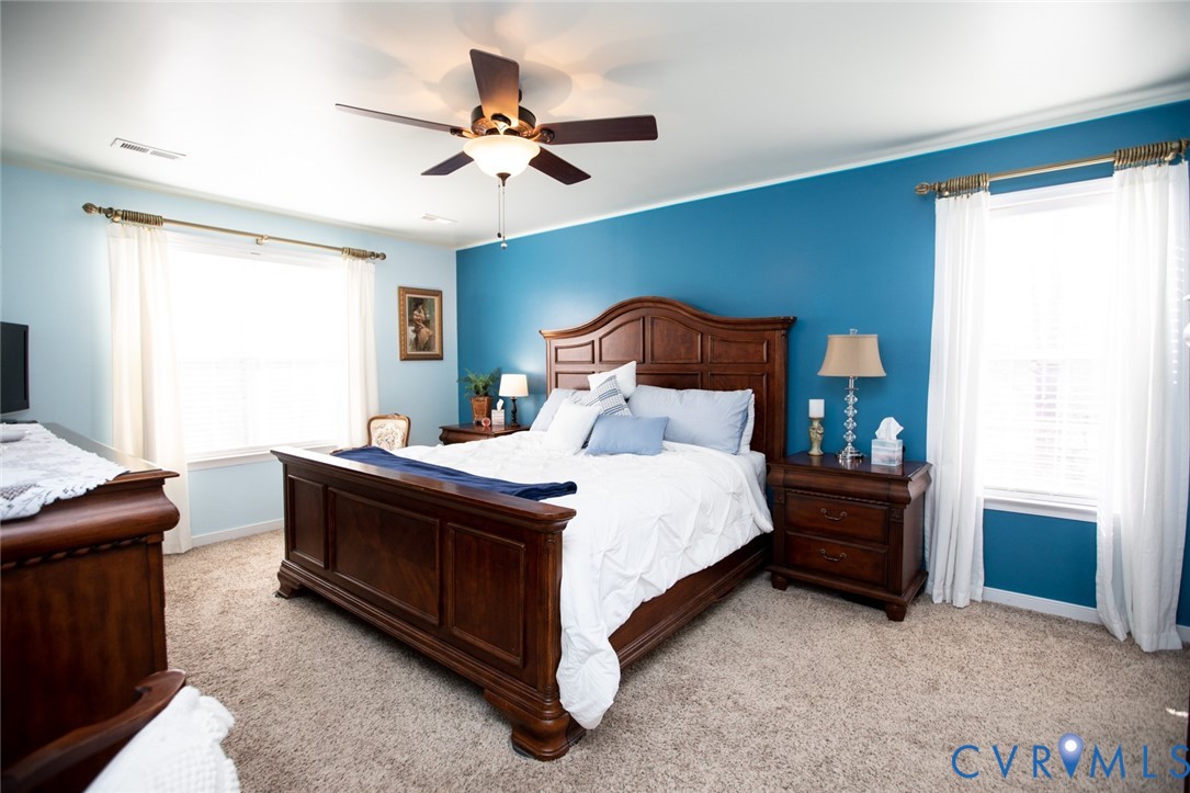 110 Jesse's Way Farmville, VA 23901 - Photo 28 of 56 a bed room with a bed and a window