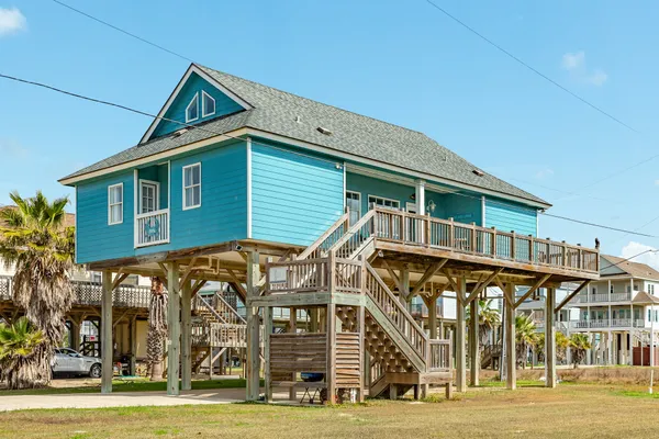 a view of a building with a porch