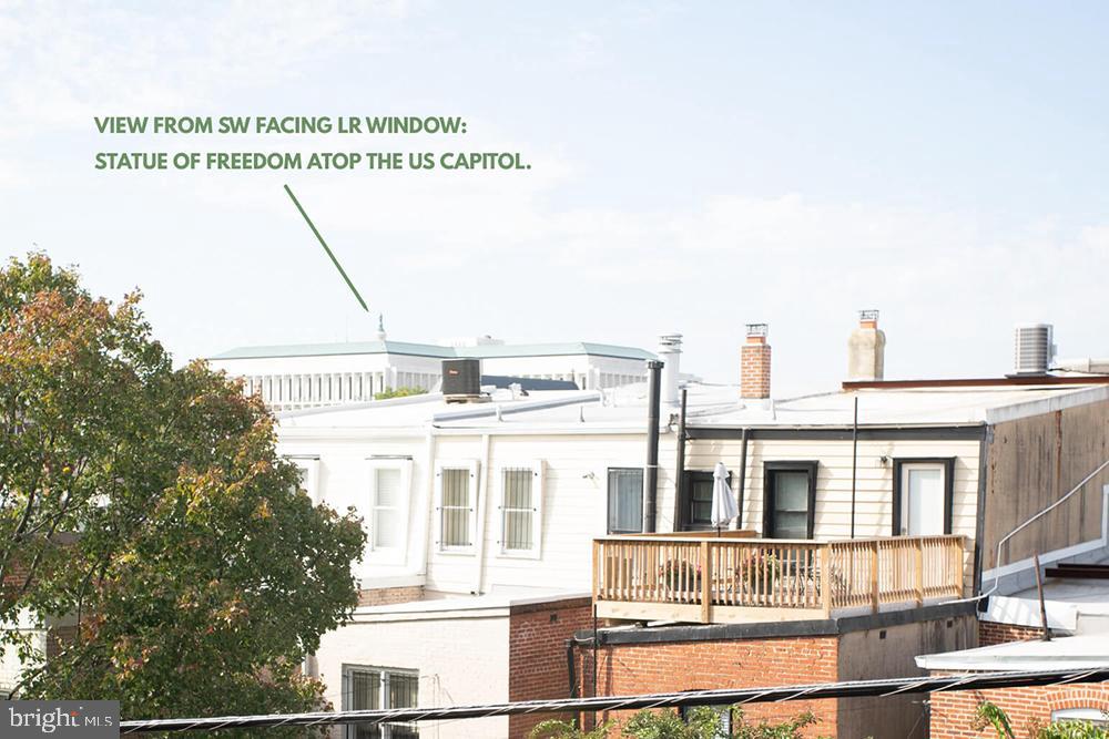 410 5th Street Northeast, Unit 23 Washington, DC 20002 - Photo 23 of 30 View of the Statue of Freedom from Living Room