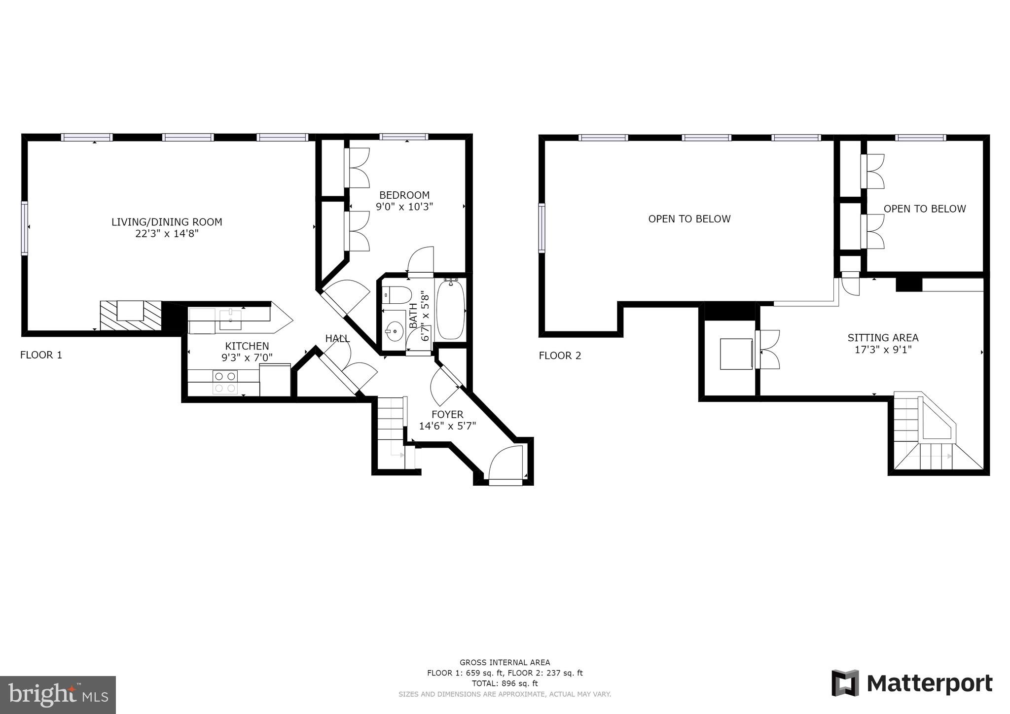 410 5th Street Northeast, Unit 23 Washington, DC 20002 - Photo 30 of 30 Floorplan