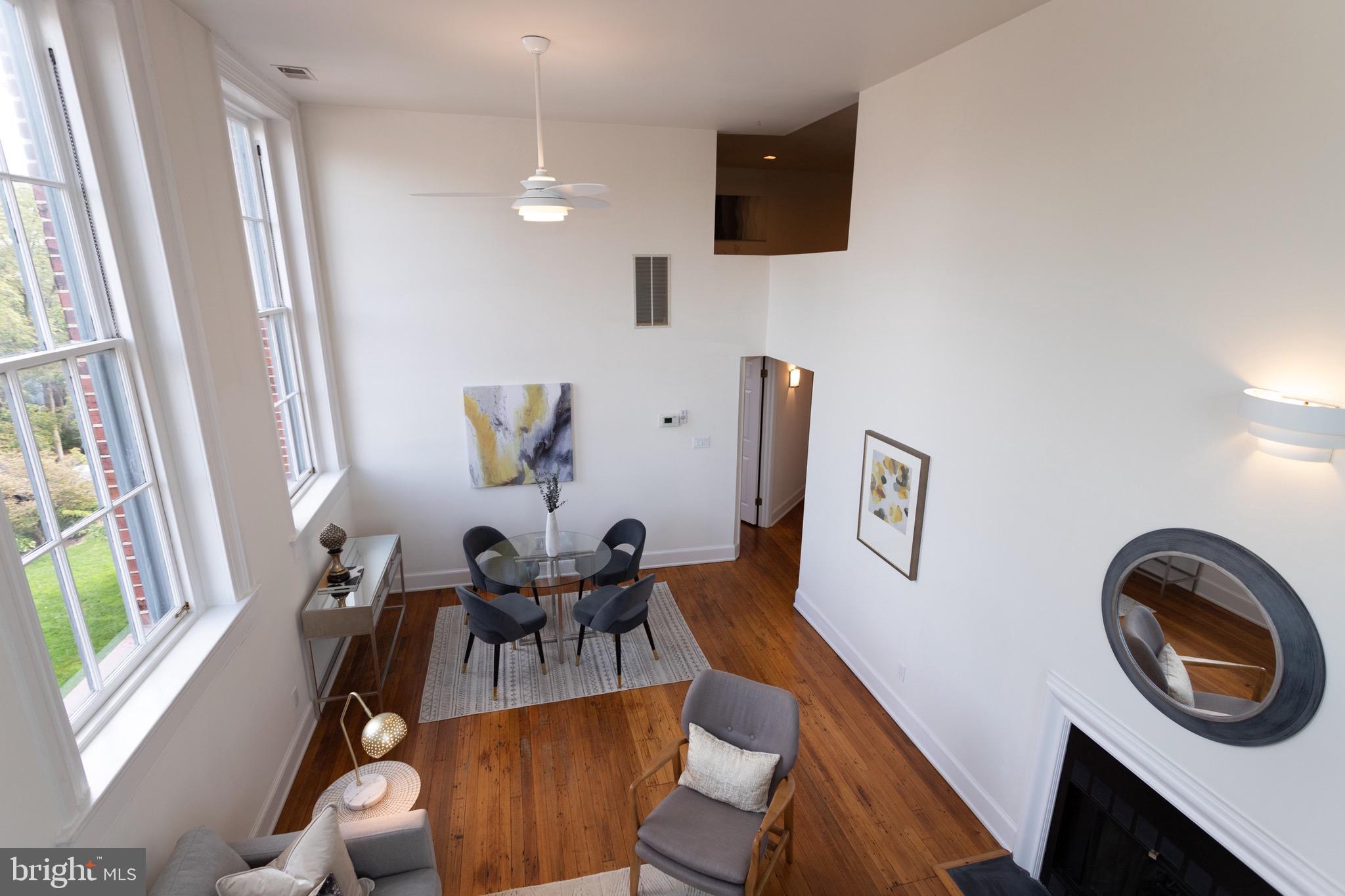410 5th Street Northeast, Unit 23 Washington, DC 20002 - Photo 5 of 30 Bird's Eye View of Living/Dining Room