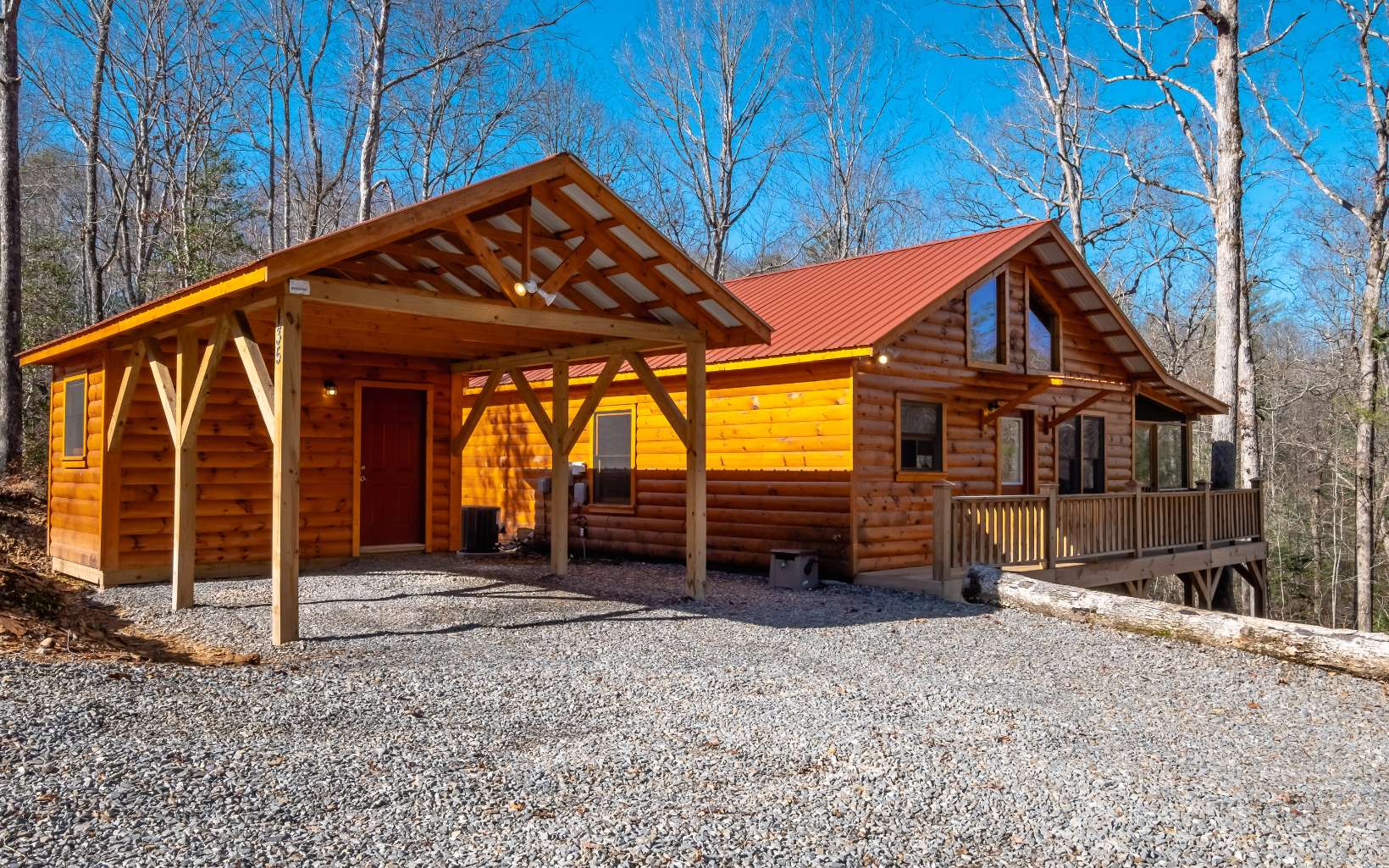 135 Rani Frst Trail Murphy, NC 28906 - Photo 1 of 1 a backyard of a house with barbeque oven