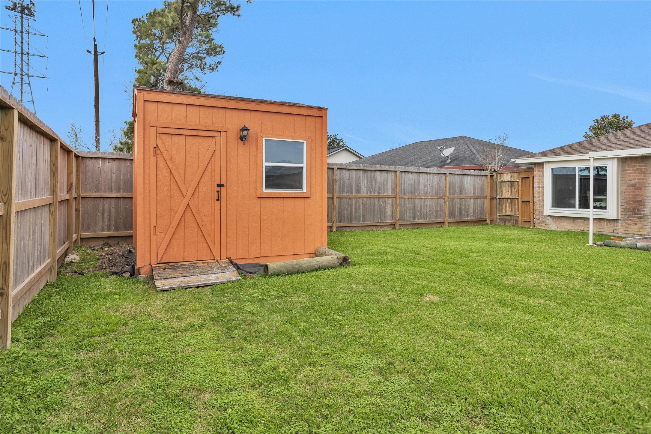 8422 Oakhaven Road La Porte, TX 77571 - Photo 40 of 46 Detached storage shed provides extra space for tools and equipment.