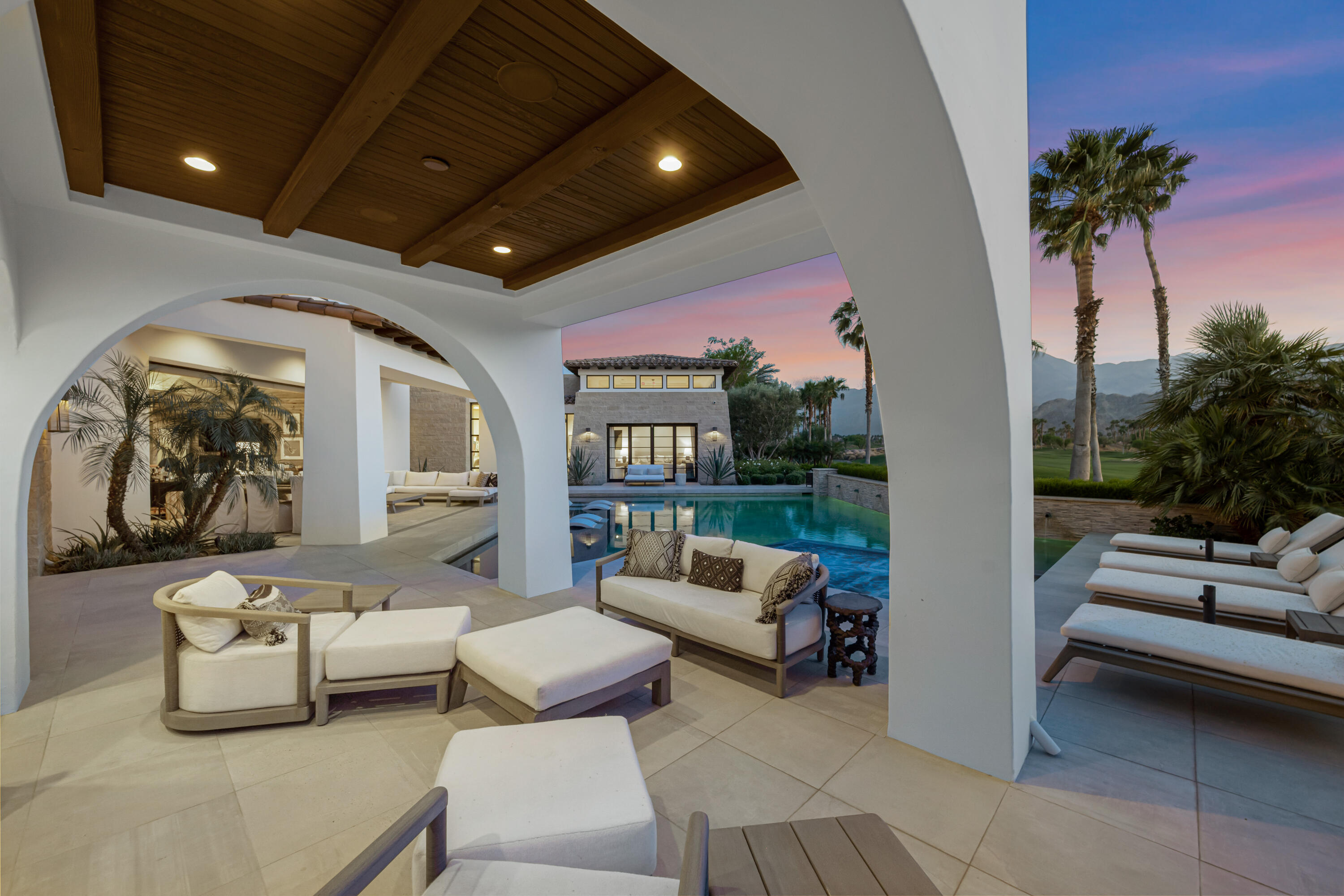 53615 Via Strada La Quinta, CA 92253 - Photo 43 of 52 a living room with furniture and a potted plant