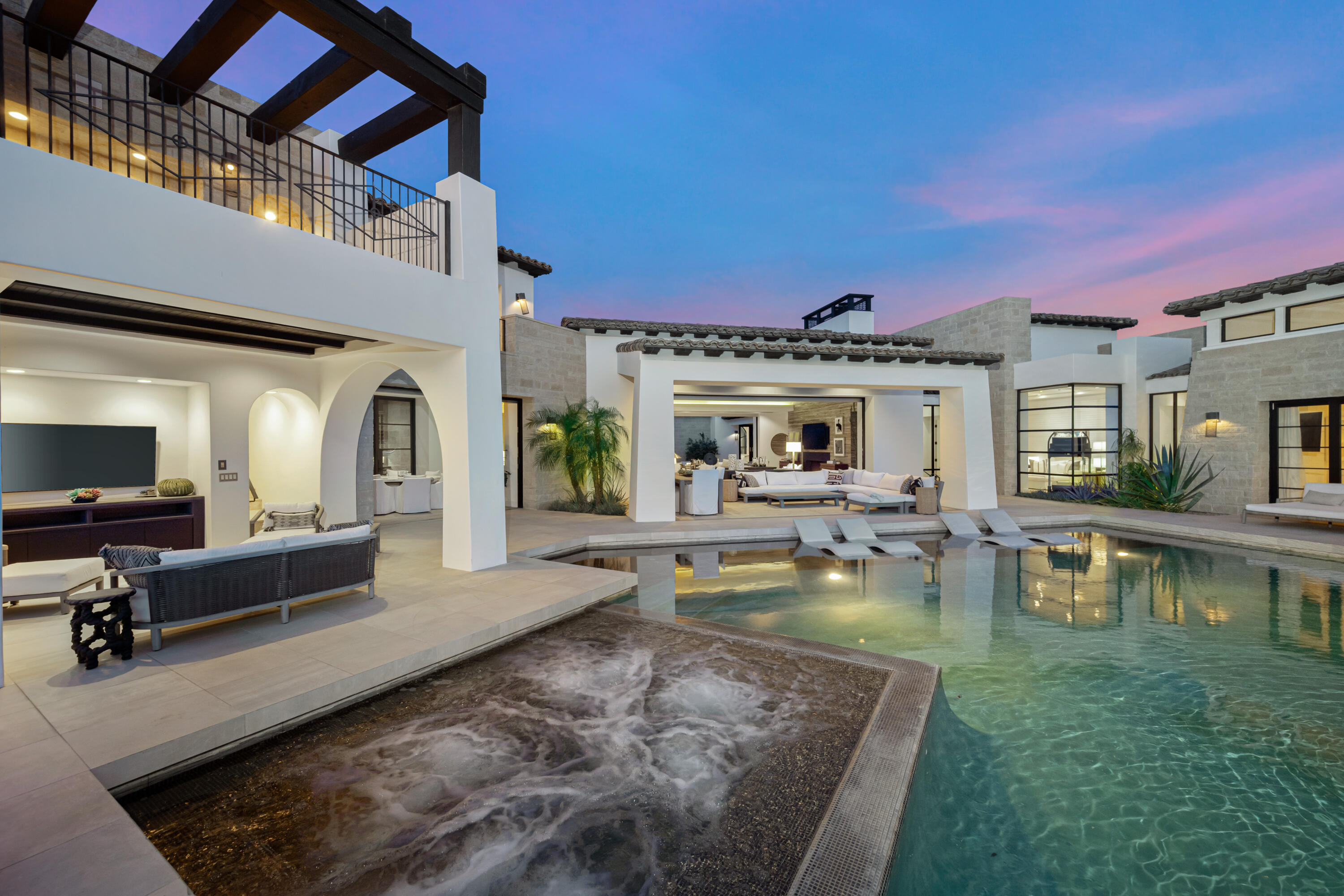 53615 Via Strada La Quinta, CA 92253 - Photo 45 of 52 a view of a house with swimming pool and sitting area