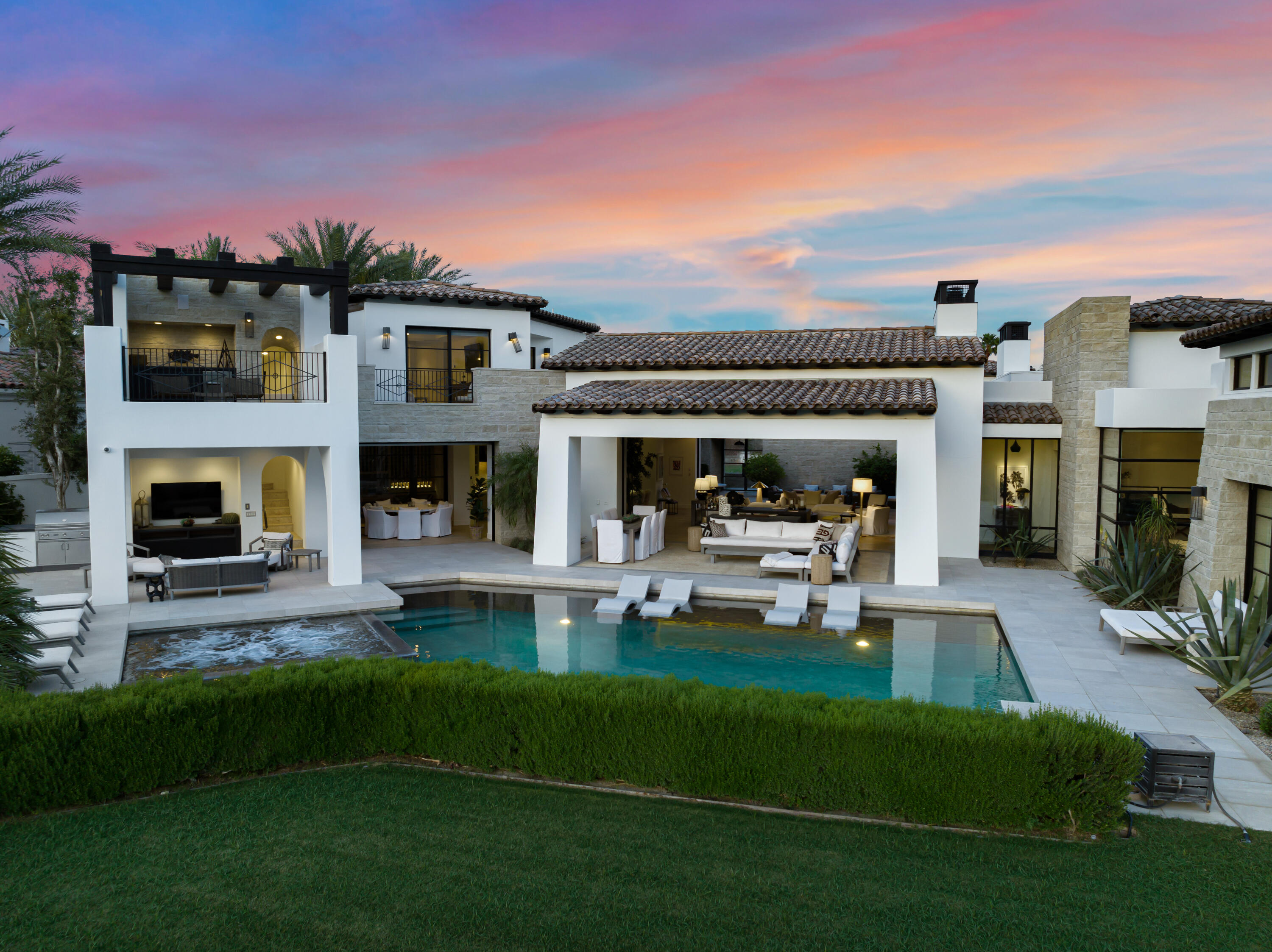 53615 Via Strada La Quinta, CA 92253 - Photo 48 of 52 a view of a house with furniture and garden