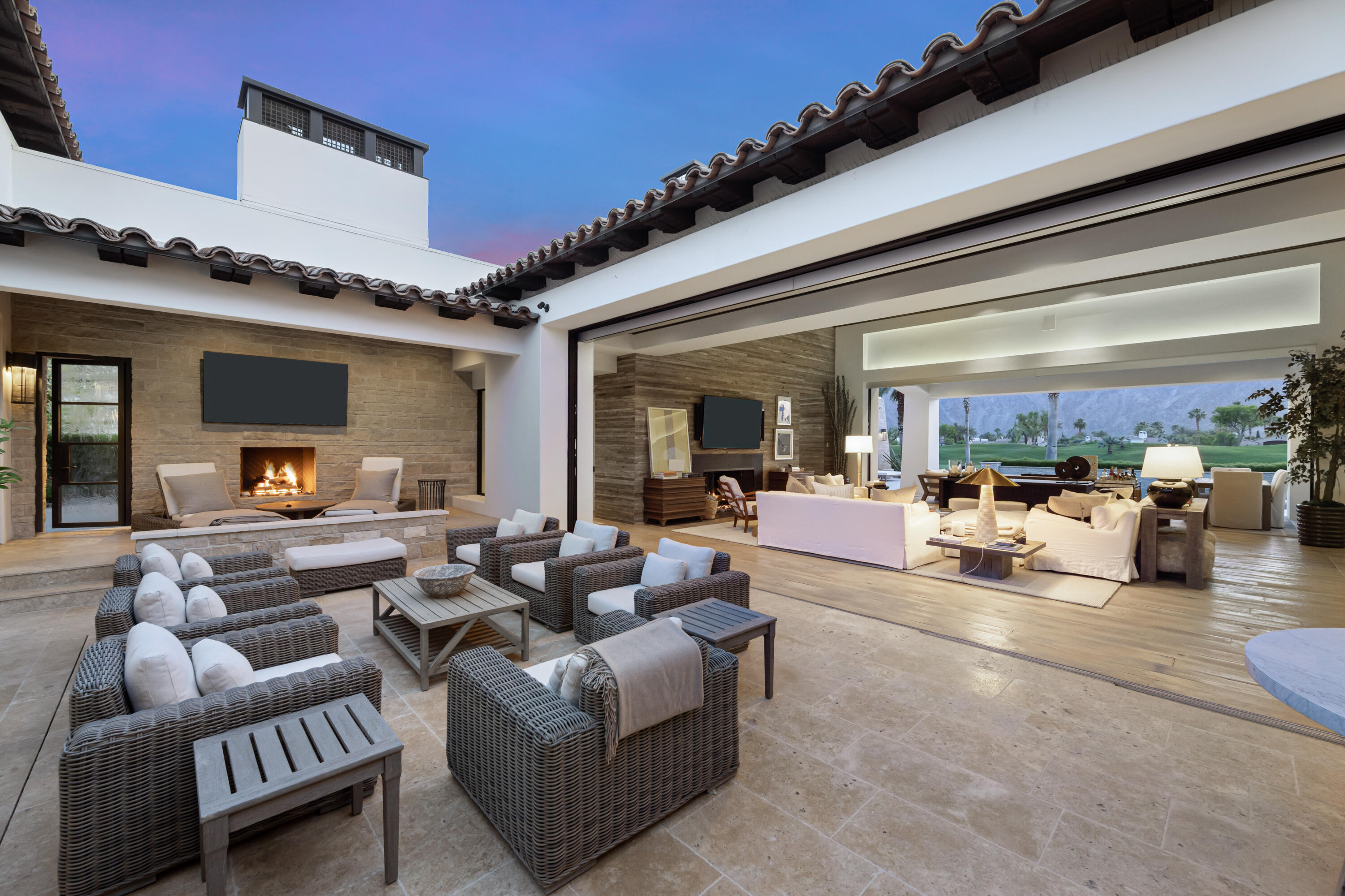 53615 Via Strada La Quinta, CA 92253 - Photo 8 of 52 a living room with furniture and a large window