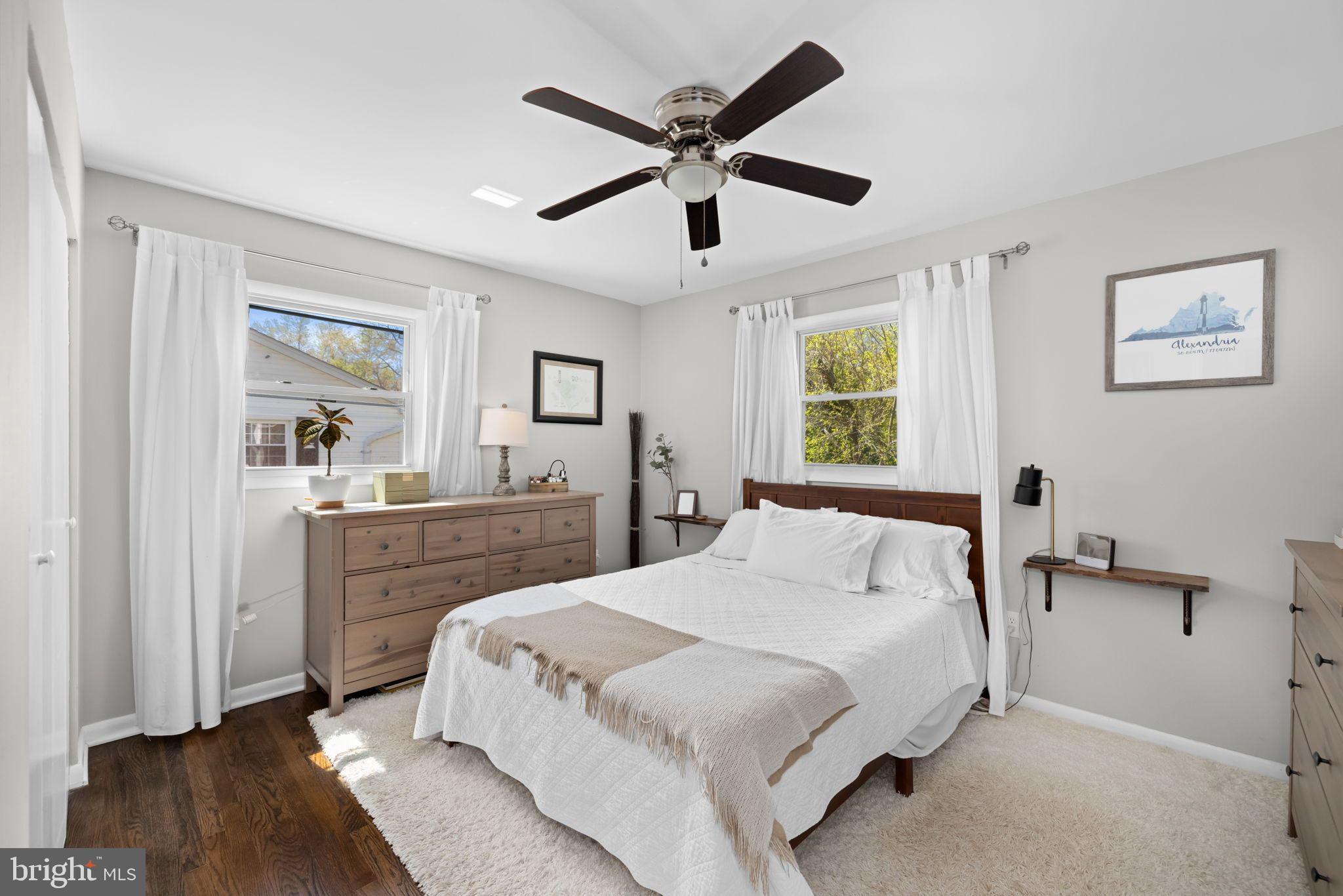 6502 Haystack Road Alexandria, VA 22310 - Photo 12 of 30 a bedroom with a large bed and a window