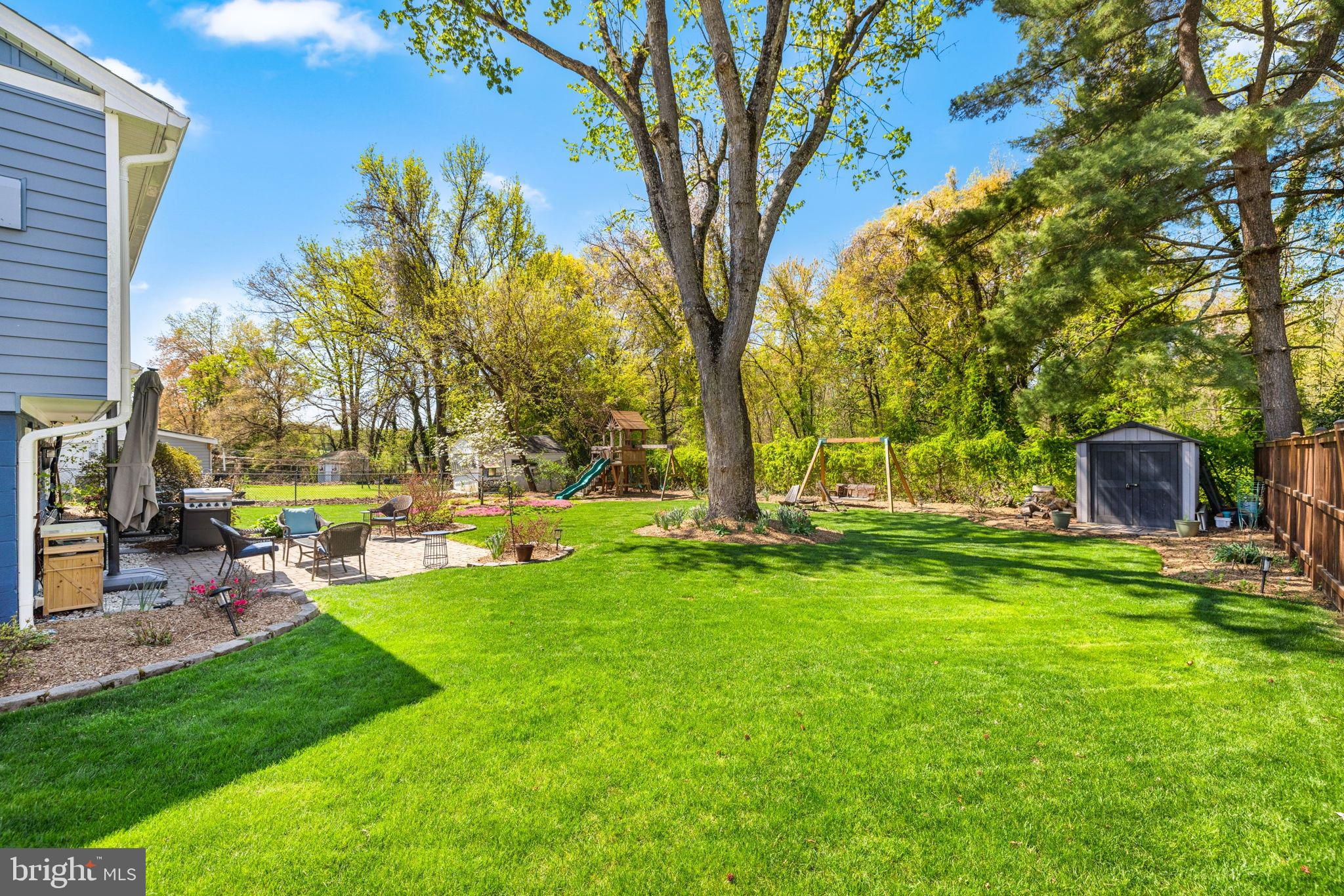 6502 Haystack Road Alexandria, VA 22310 - Photo 27 of 30 a view of backyard with swimming pool