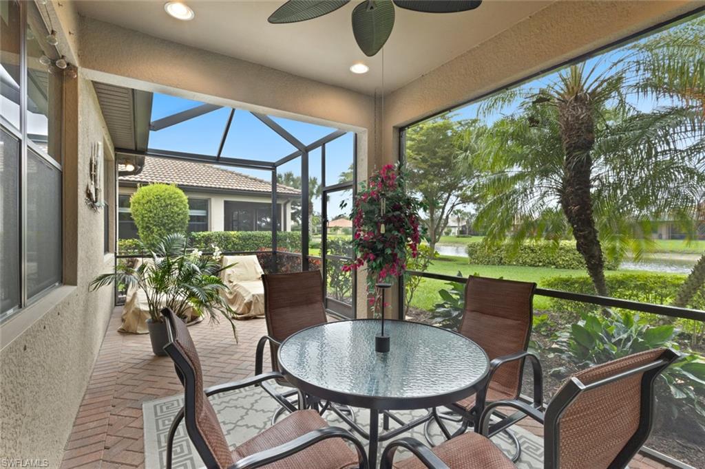 6085 Triumph Lane Ave Maria, FL 34142 - Photo 25 of 42 a dining room with furniture garden view and a potted plant
