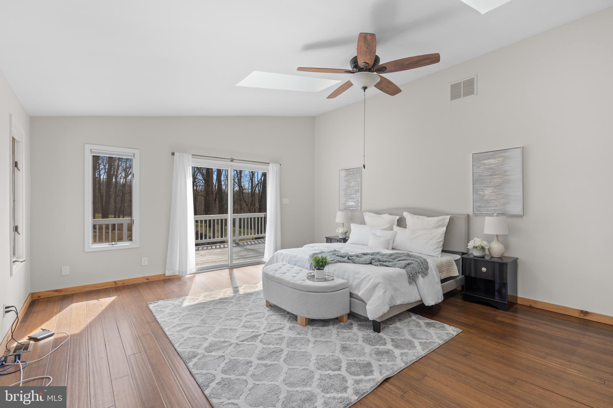 16203 Dark Hollow Road Upperco, MD 21155 - Photo 15 of 41 Primary bedroom with deck access