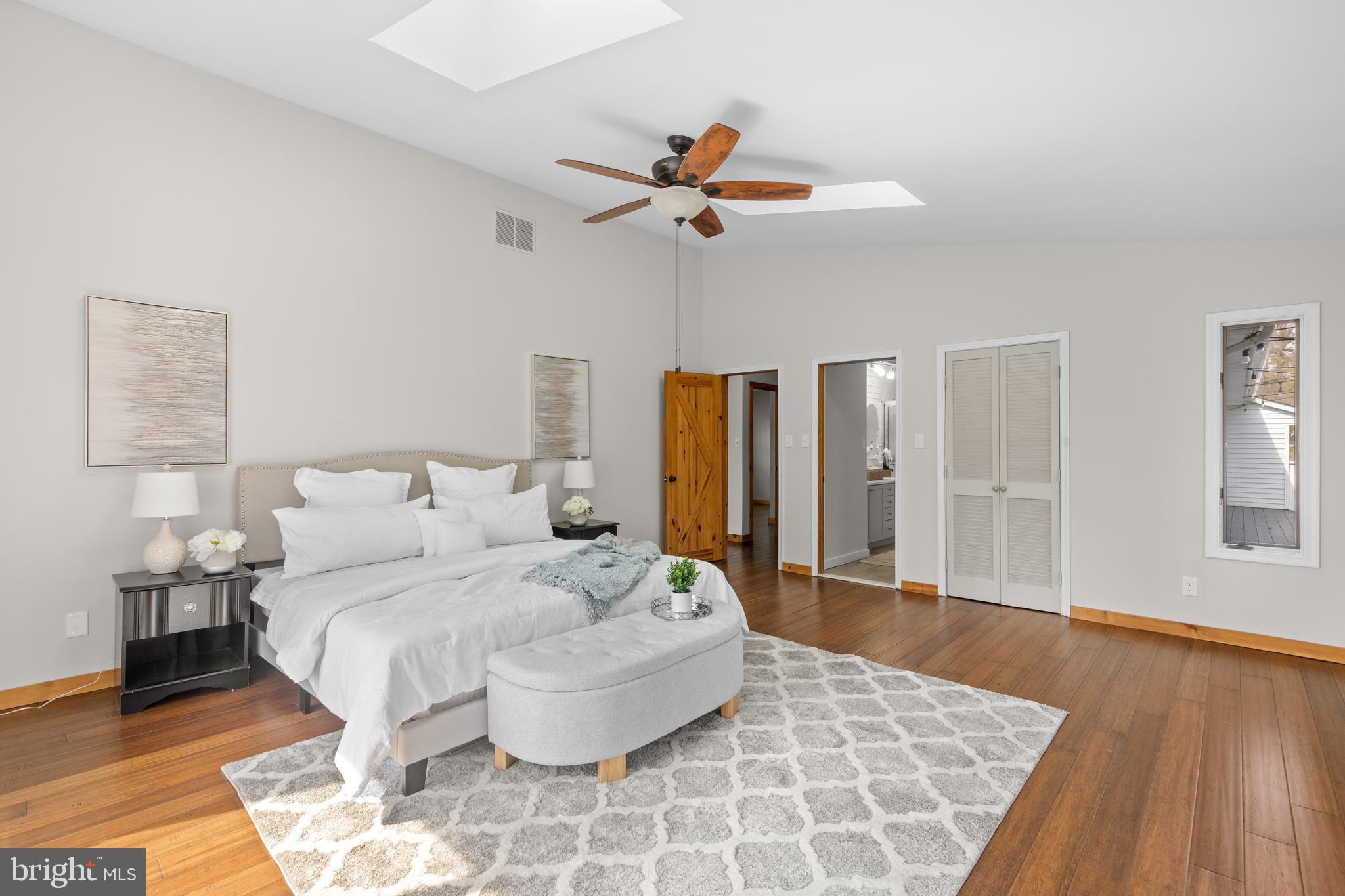 16203 Dark Hollow Road Upperco, MD 21155 - Photo 17 of 41 Primary bedroom with deck access