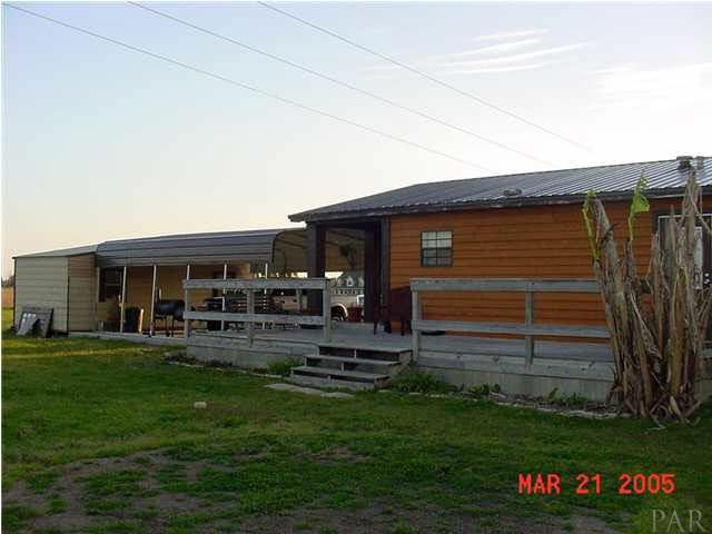 5500 Chestnut Road Molino, FL 32577 - Photo 10 of 10 Back view with deck
