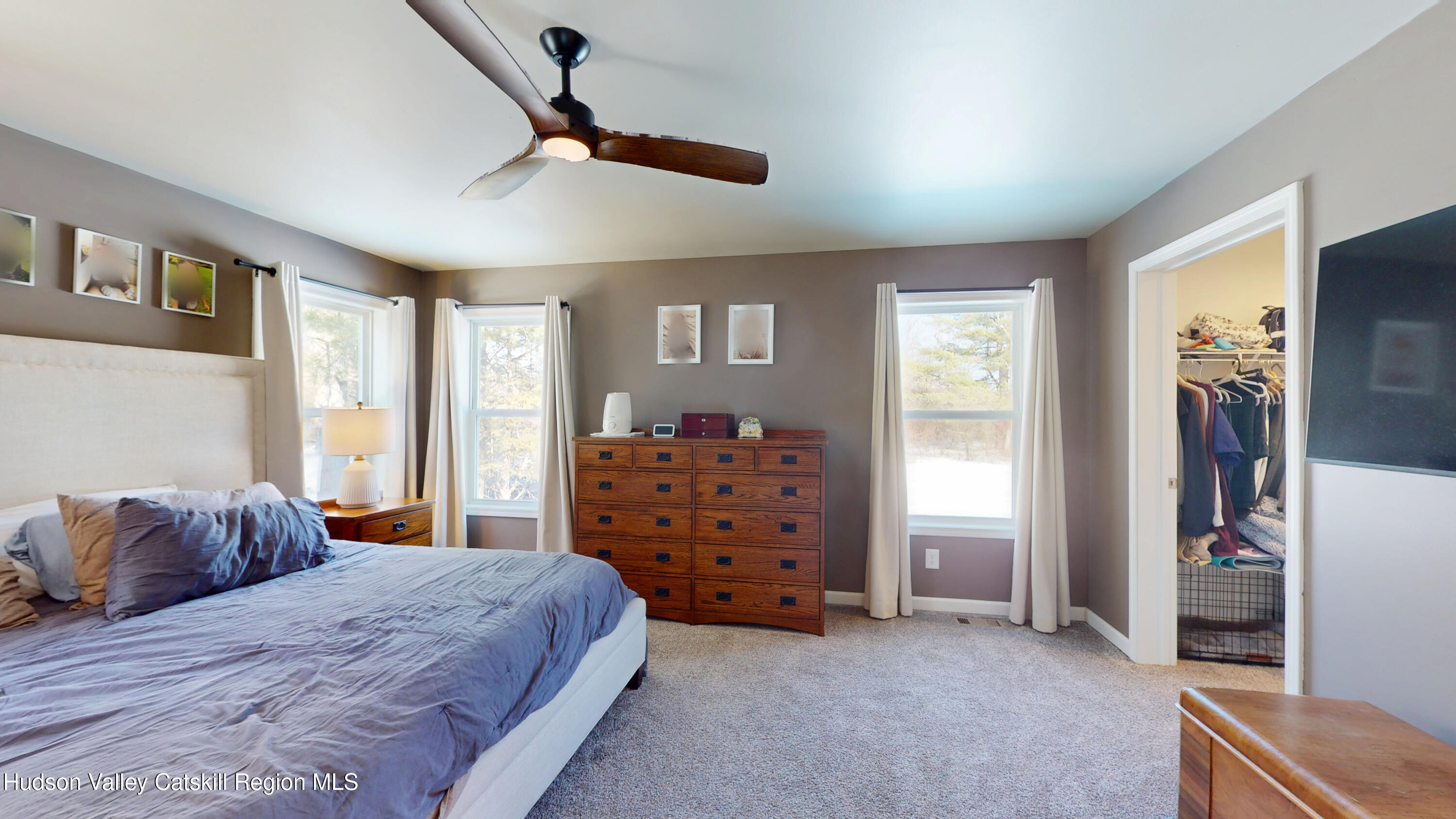 1608 Sleepy Hollow Road Athens, NY 12015 - Photo 25 of 46 a bedroom with a bed and a dresser
