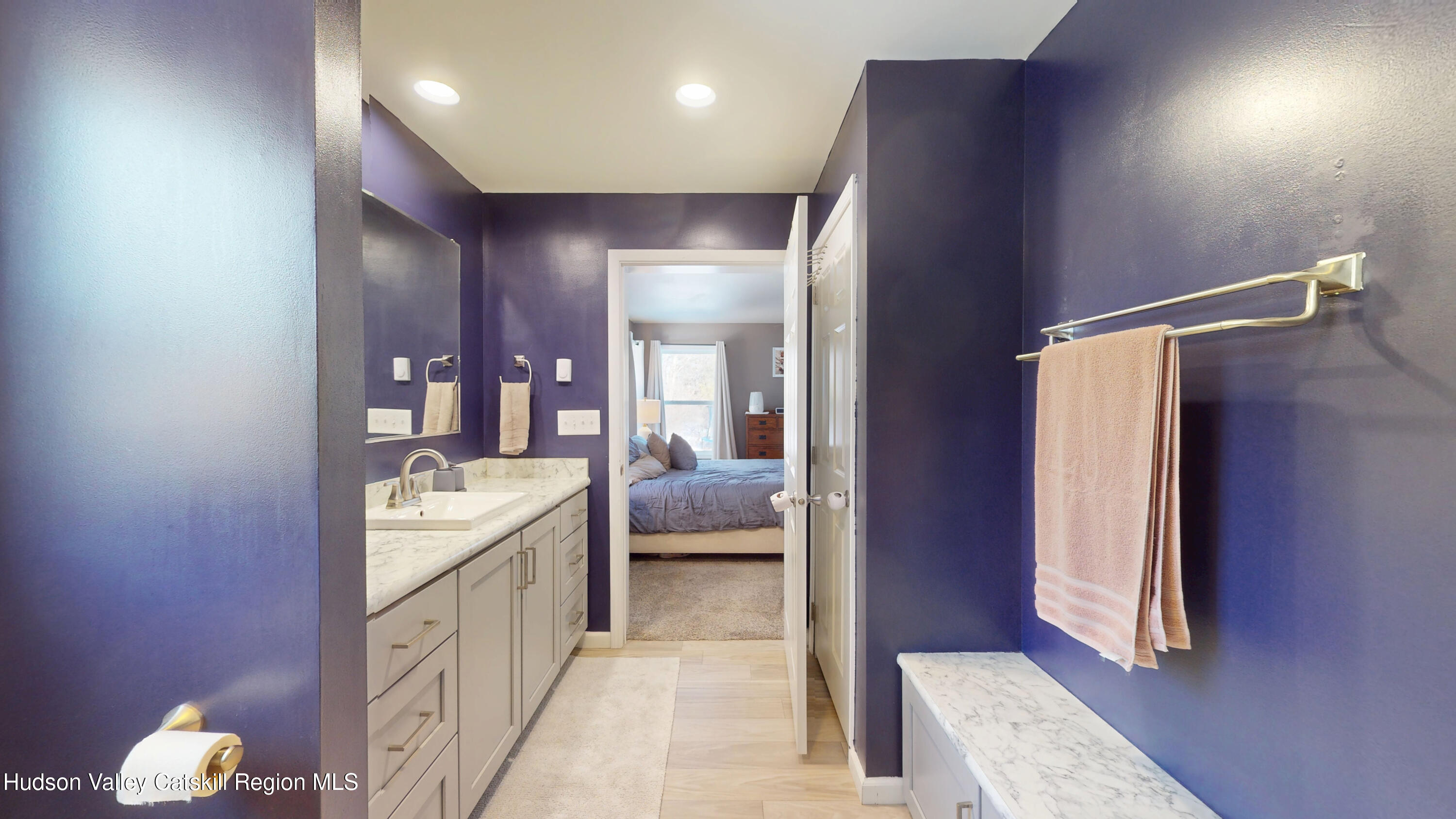 1608 Sleepy Hollow Road Athens, NY 12015 - Photo 31 of 46 a bathroom with a sink and a mirror