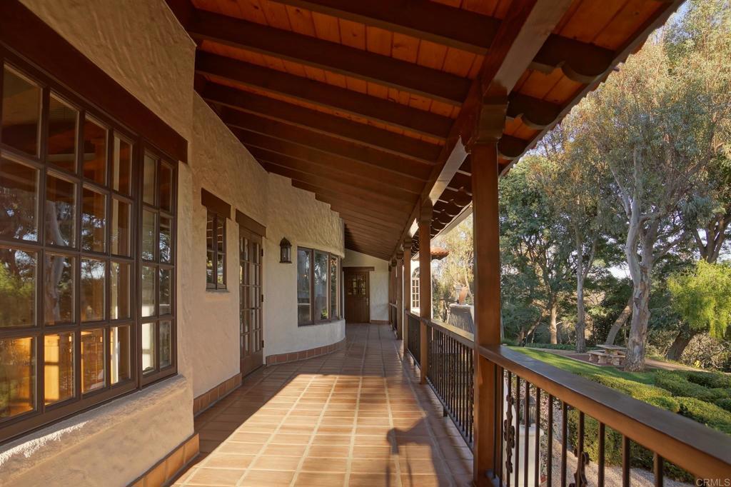 5443 Calzada Del Bosque Rancho Santa Fe, CA 92067 - Photo 49 of 56 a view of a porch