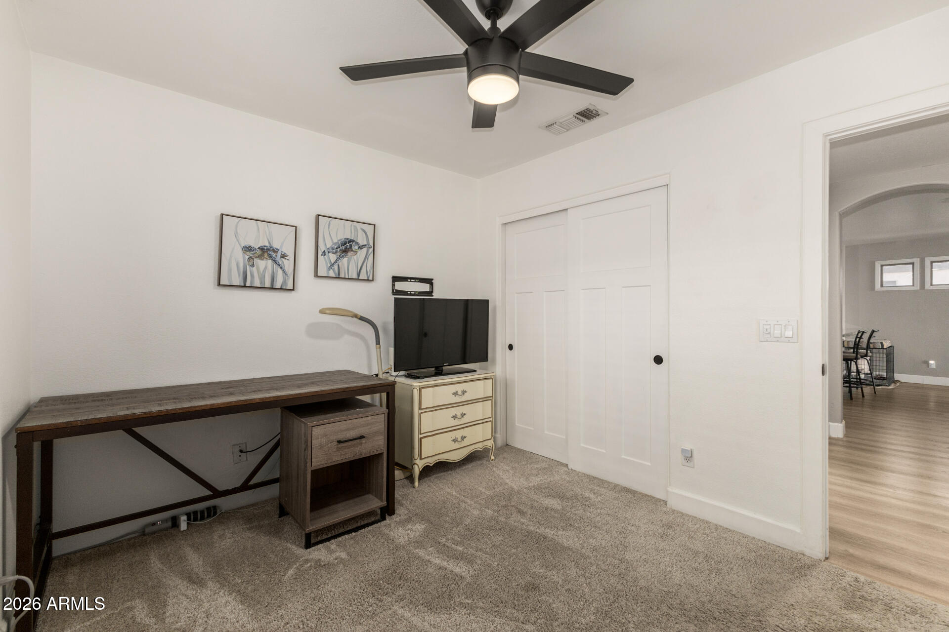 1736 East Robin Lane Gilbert, AZ 85296 - Photo 15 of 25 a view of workspace with flat screen tv