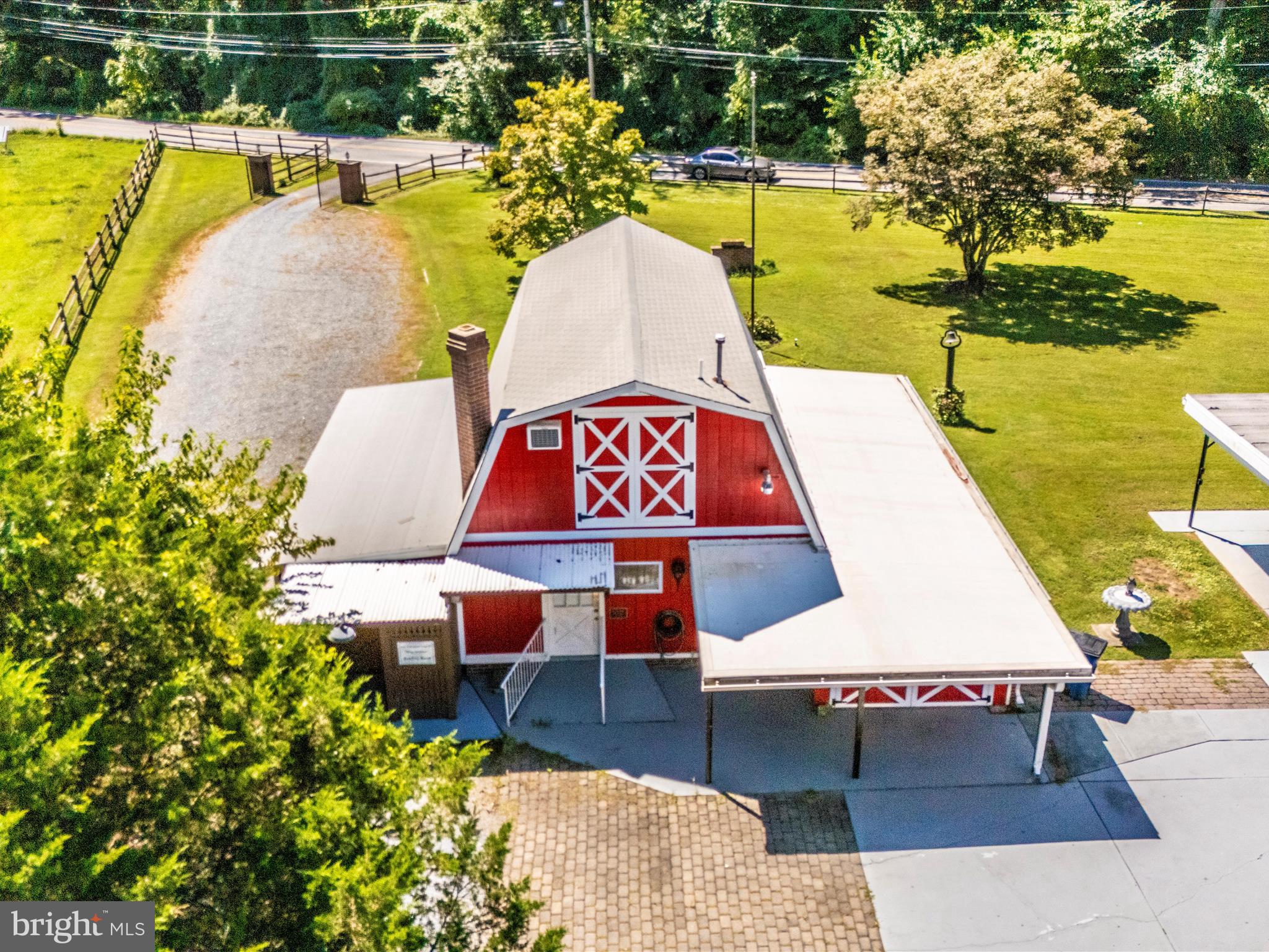 17515 Dr Bird Road Sandy Spring, MD 20860 - Photo 72 of 76 Aerial Barn