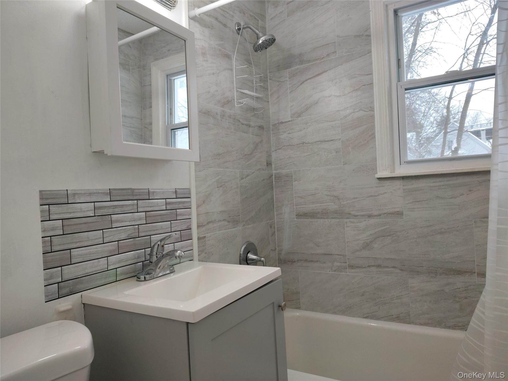 32 Vernon Terrace, Unit 1 Poughkeepsie, NY 12601 - Photo 7 of 11 a bathroom with a sink toilet and window