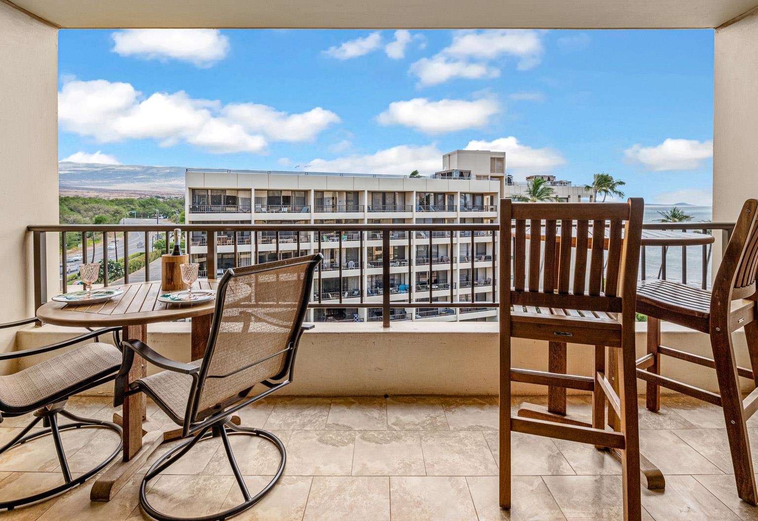145 North Kihei Road, Unit PH5 Kihei, HI 96753 - Photo 5 of 26 a view of a balcony with chairs