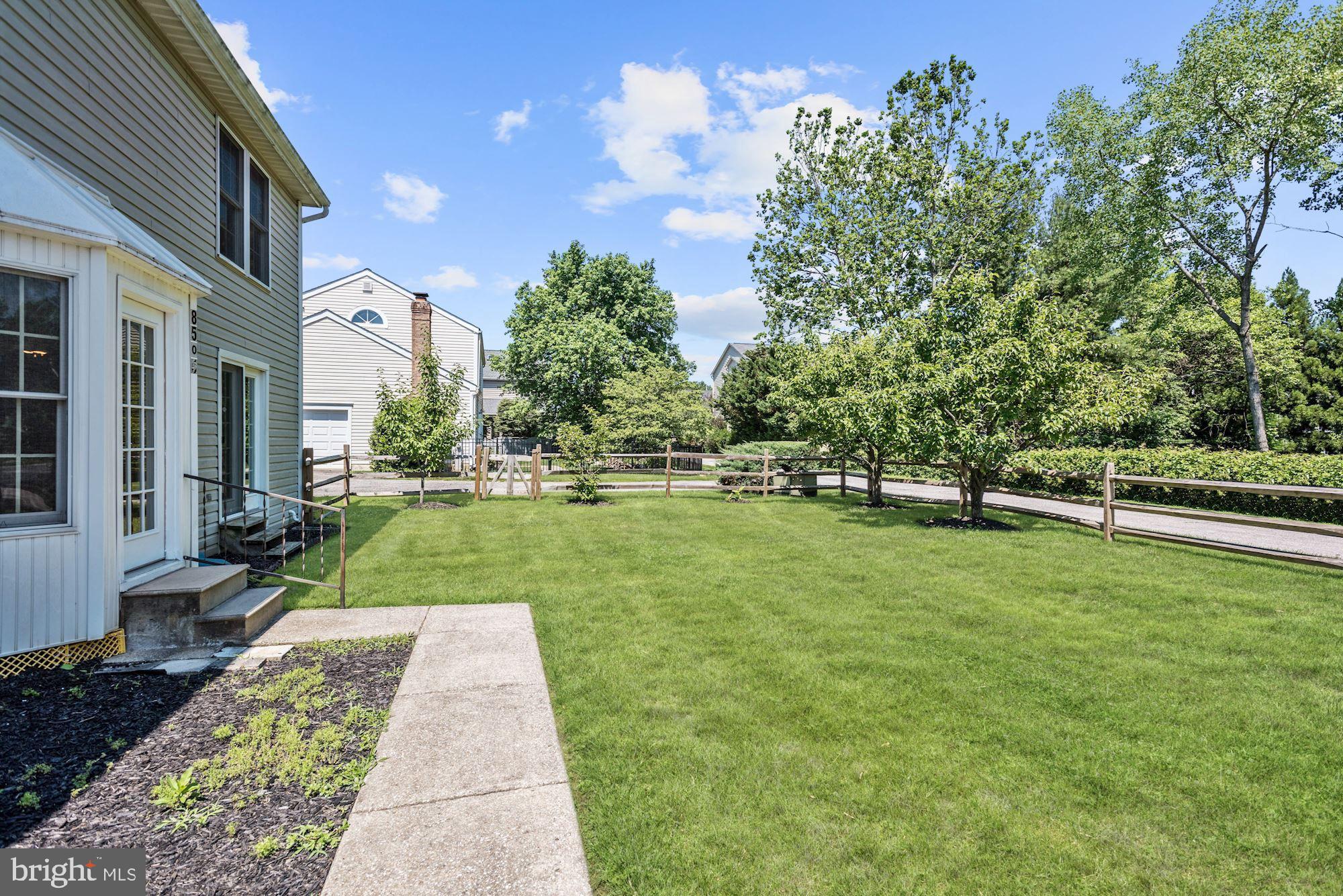 8505 Marblehead Road Lutherville-Timonium, MD 21093 - Photo 35 of 40 Fenced Backyard | Fruit Trees