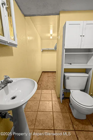 a bathroom with a sink and a toilet