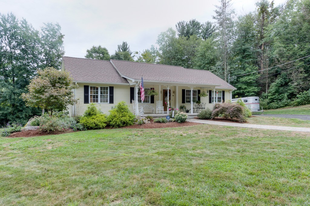 85 Old Reed Road Monson, MA 01057 - Photo 29 of 30 a front view of a house with garden