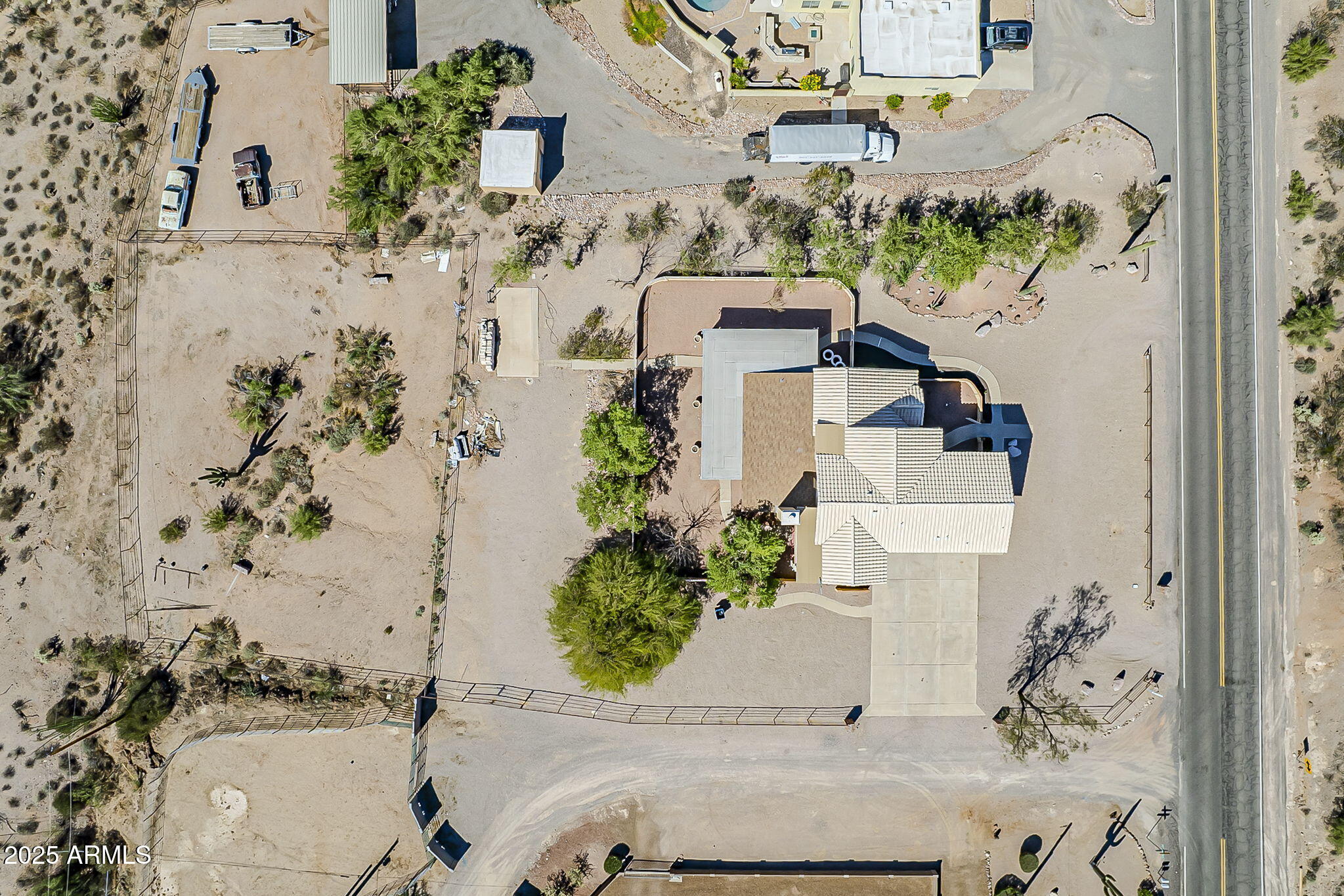 1410 North Goldfield Road Apache Junction, AZ 85119 - Photo 41 of 45 an aerial view of a house with a yard