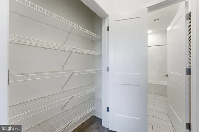a walk in closet