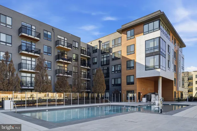 a front view of a building